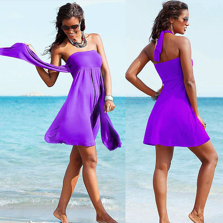 Women's Beach Dress with Variable Wearing Option Mune Fashion
