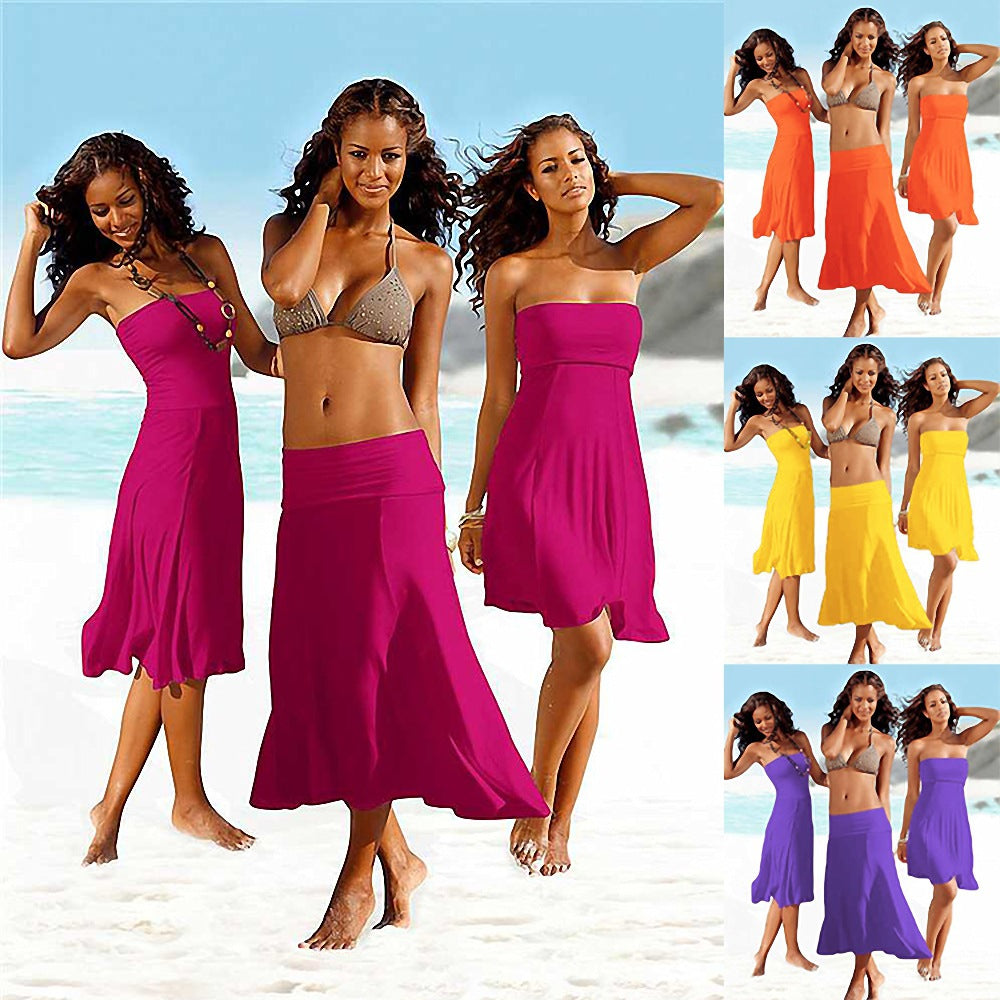 Women Multifunctional Beach Dress Mune Fashion