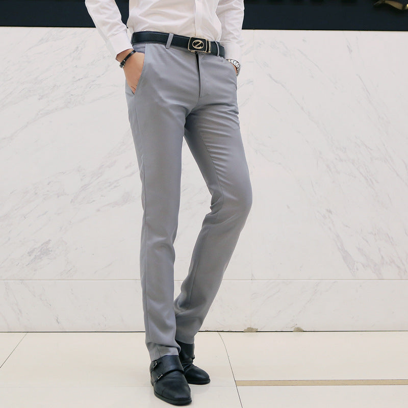 Men's nan tapered comfort chino with stretch waistband and subtle crease Mune Fashion