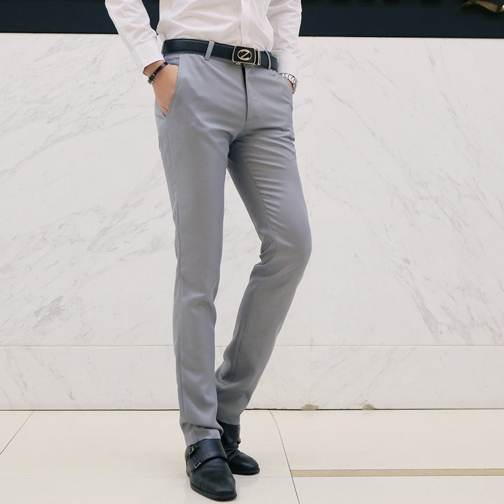 Men's nan tapered comfort chino with stretch waistband and subtle crease Mune Fashion