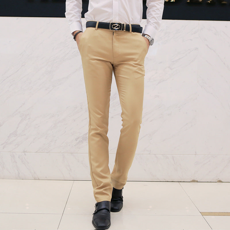 Men's nan tapered comfort chino with stretch waistband and subtle crease Mune Fashion