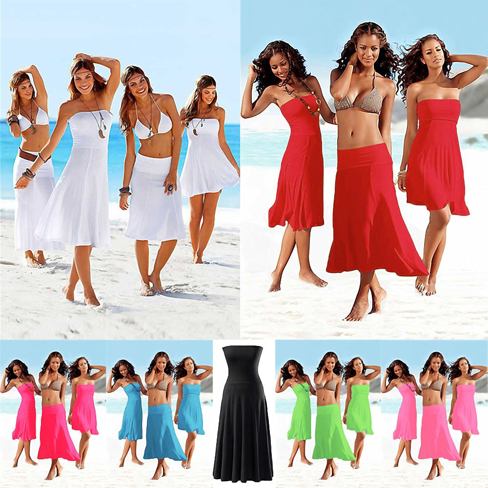 Women's Wrap Dress with Flexible Carrying System Mune Fashion