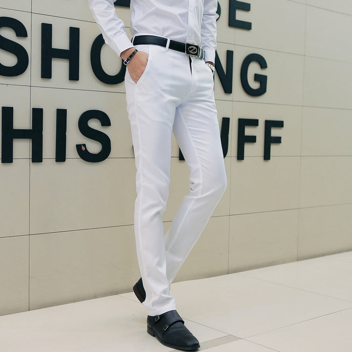 Men's nan tapered comfort chino with stretch waistband and subtle crease Mune Fashion