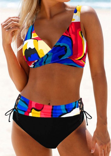 Women's sporty bikini set with adjustable straps and trendy color design Mune Fashion