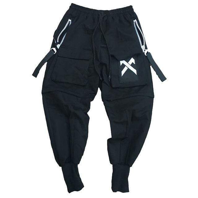 Men's Tech Cargo Jogger with multiple pockets, stitched knees, and elastic cuffs Mune Fashion
