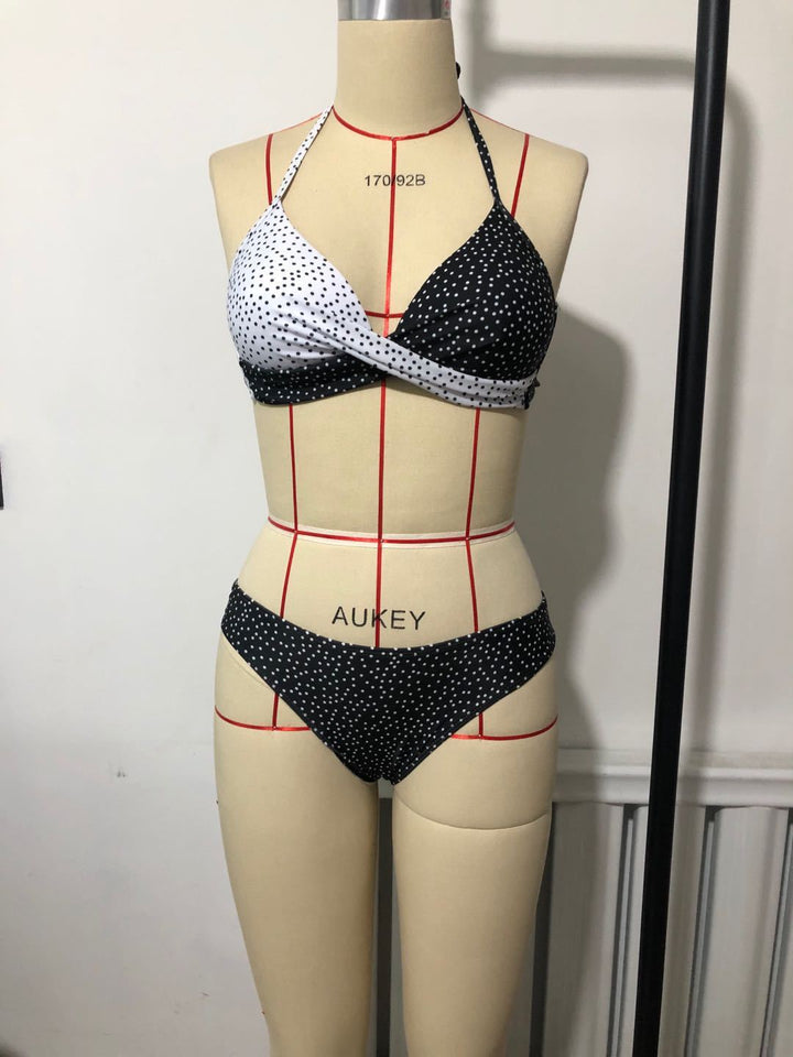 Women's Triangle Bikini with sophisticated wrap top Mune Fashion