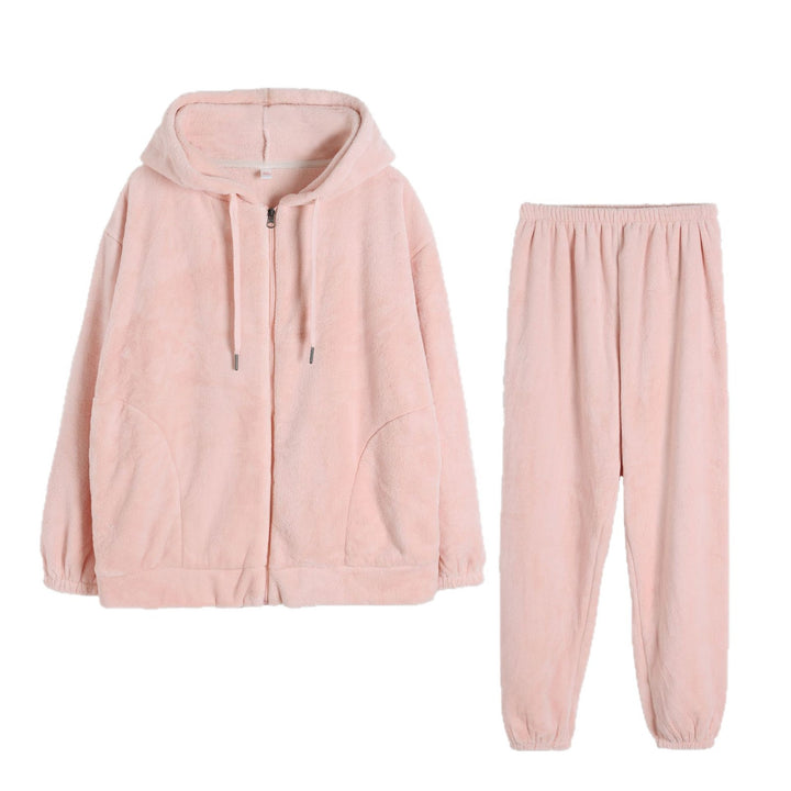 Padded flannel pajamas for couples