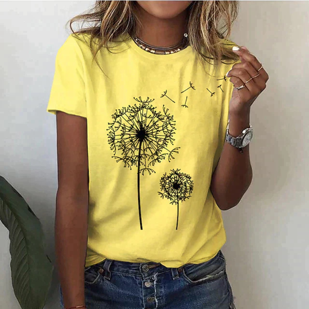 Mune Fashion | T-Shirt with Short Sleeve Printed Casual