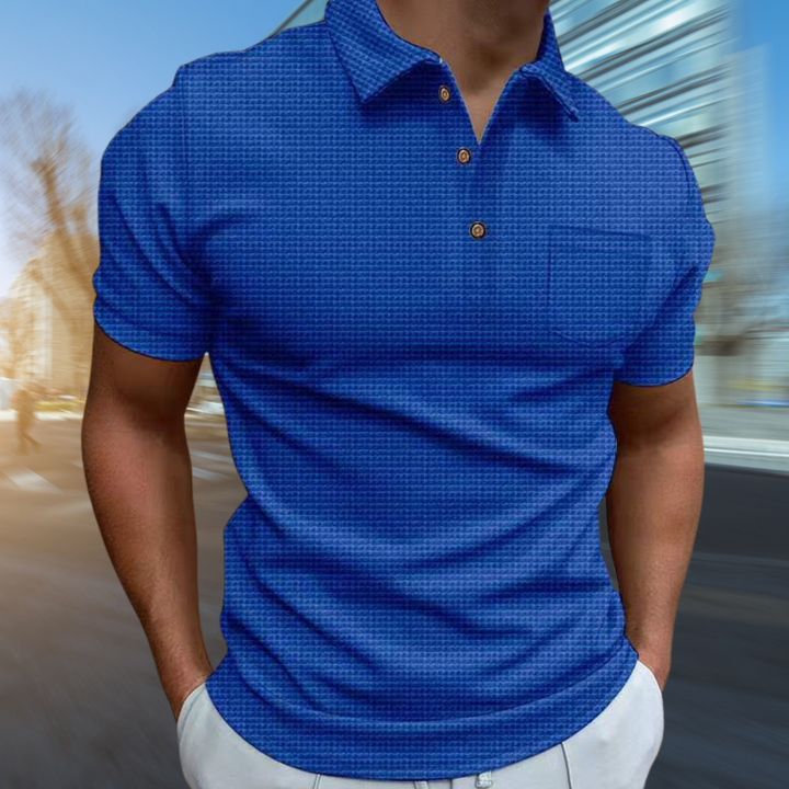 Blazej structured summer polo shirt