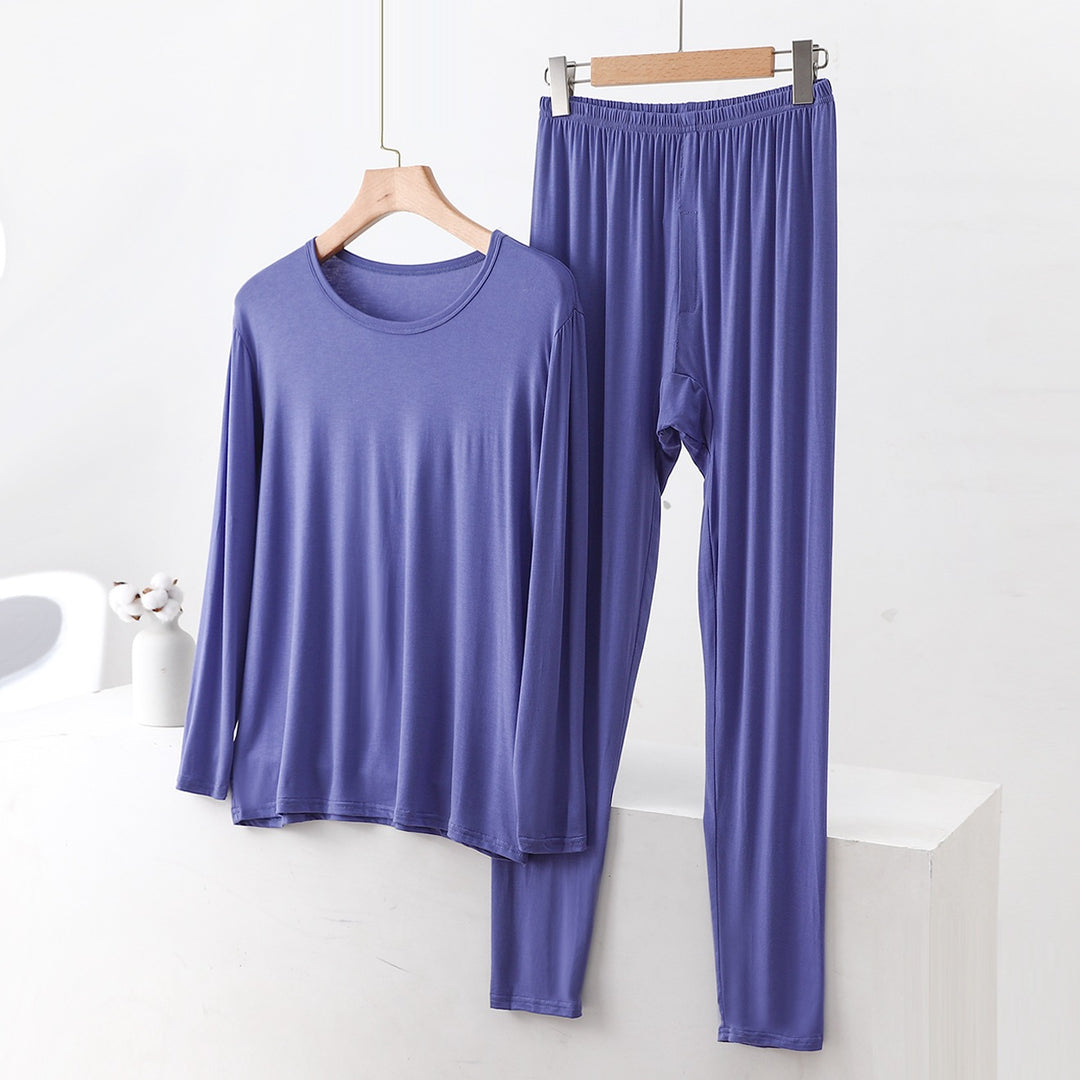 Men's thermal underwear set, modal, plus sizes