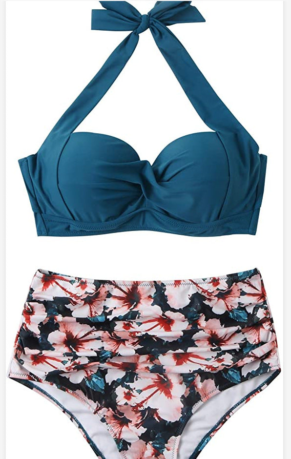 Ladies Fashionable Bikini with High-Cut Panties Mune Fashion