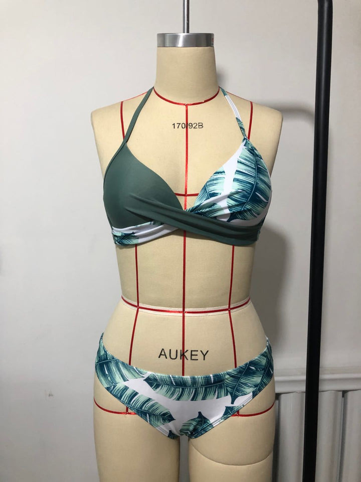 Women's Triangle Bikini with sophisticated wrap top Mune Fashion