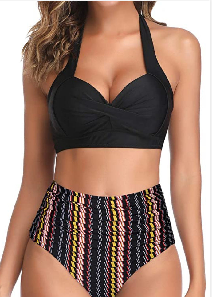 Ladies Fashionable Bikini with High-Cut Panties Mune Fashion