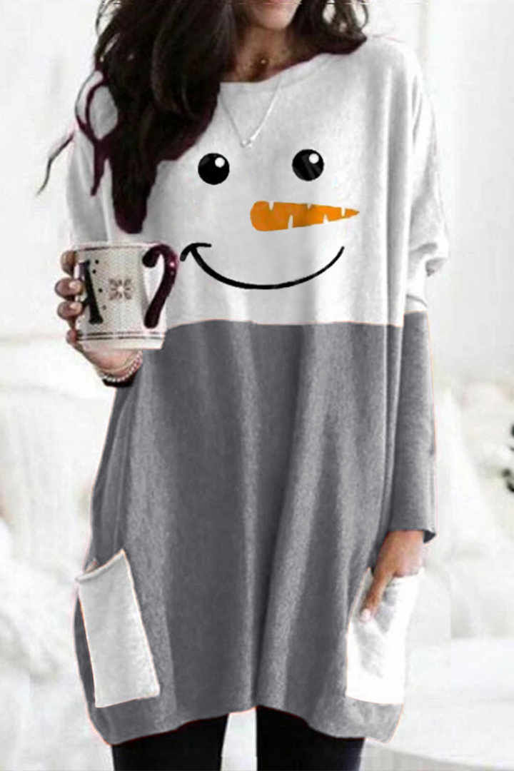 Mune | Christmas Day Casual Party Patchwork Print Elk Costumes (6 Colors)
