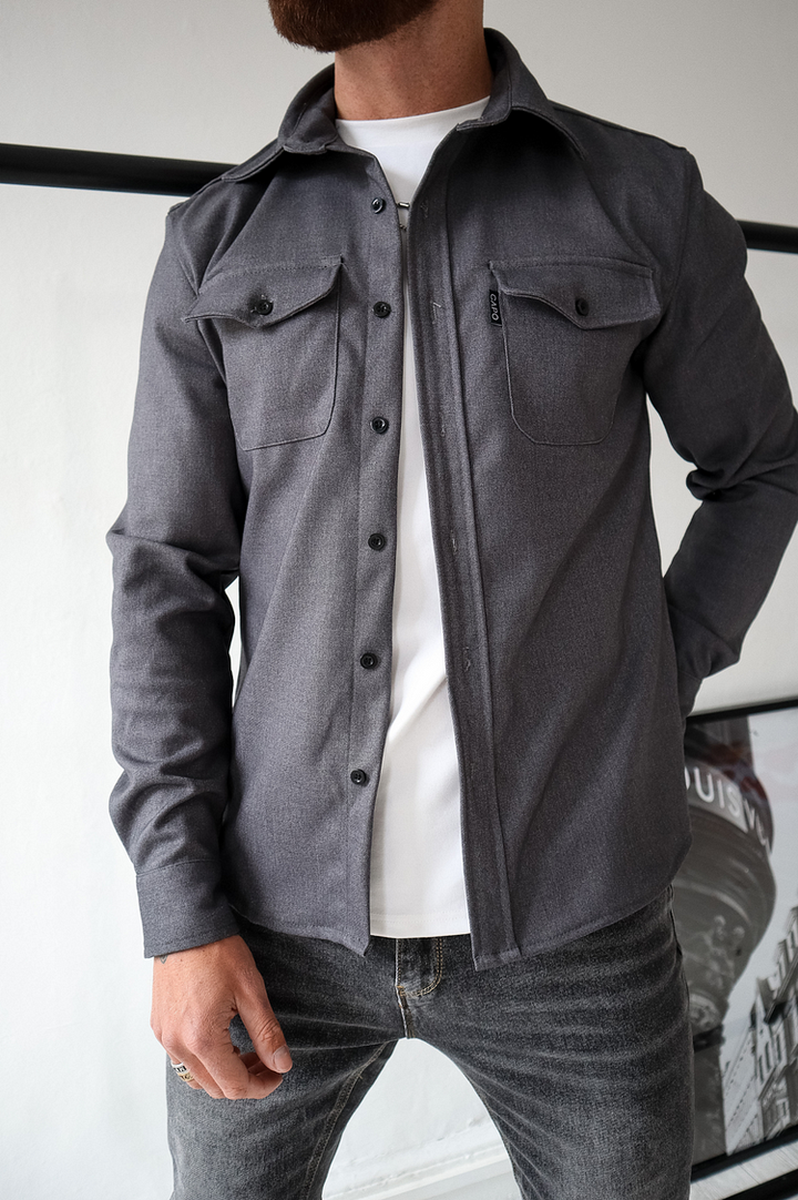 Mune | Polo Jacket with Button Placket
