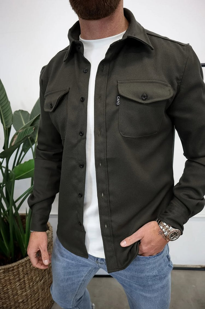 Mune | Polo Jacket with Button Placket