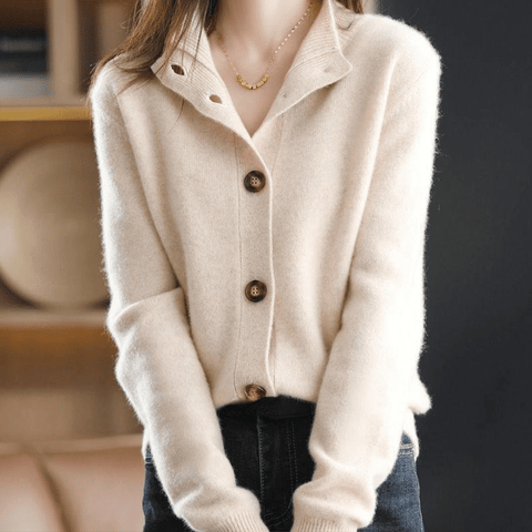 Mune | Cozy Cashmere Knit Cardigan Pullover