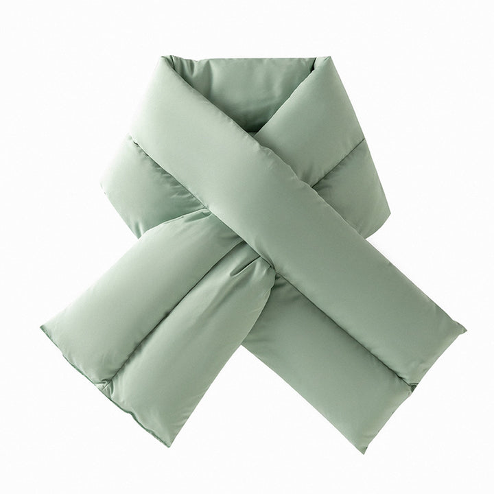 Quilted down scarf, 90x12.5 cm