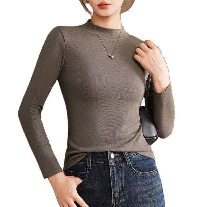 Women's knit sweater, elastic, for autumn and winter