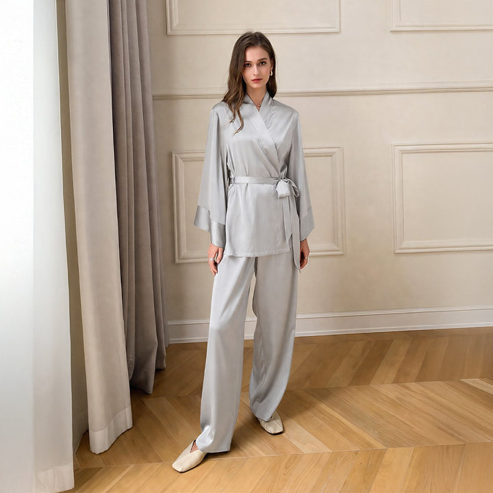 Women’s Pajama Set, Satin Look, Long Sleeve