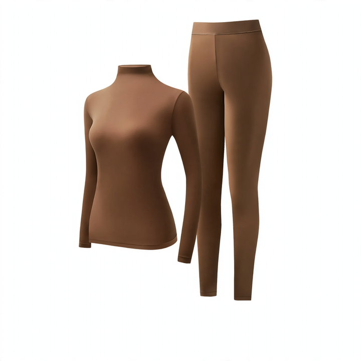 Women’s Thermo Set, high collar, elastic, seamless