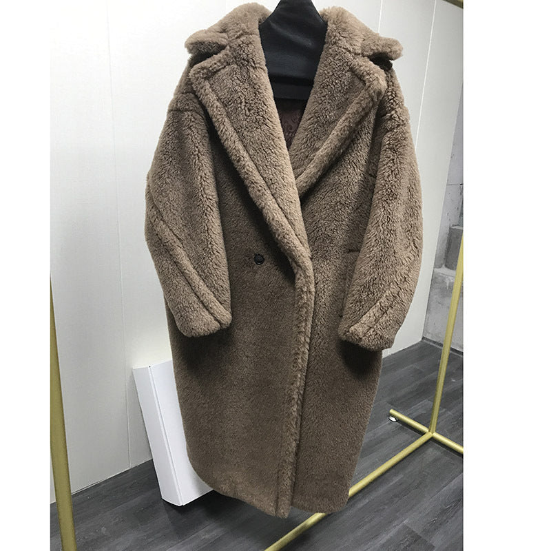 Teddy-Coat, mid-length, for women