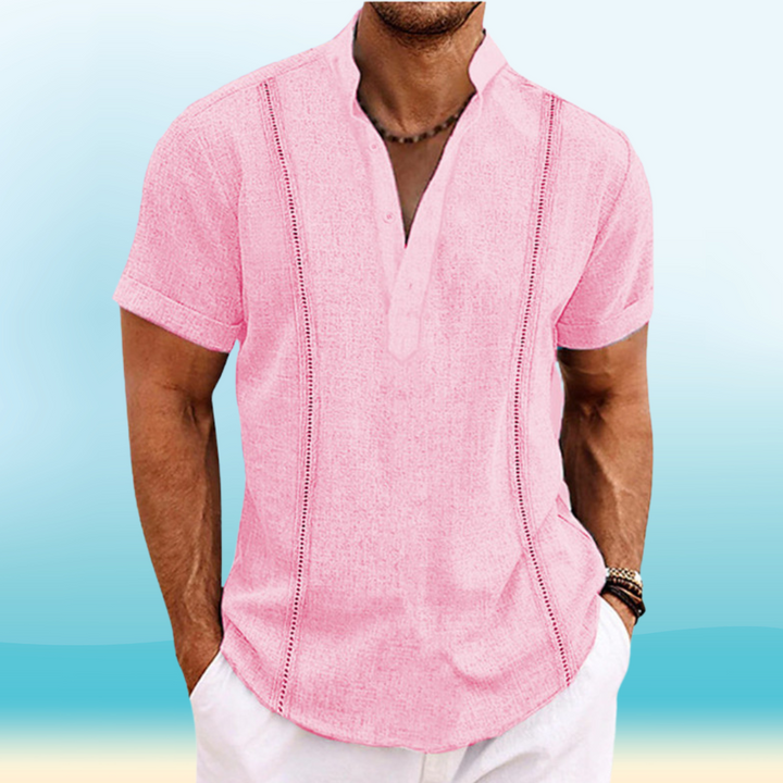 Donat Summer Shirt with Embroidery