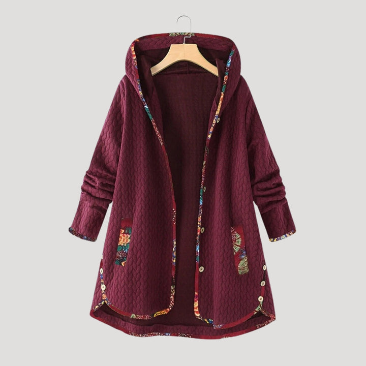 Mune | Women's Winter Coat Fleece Hooded Long Jacket