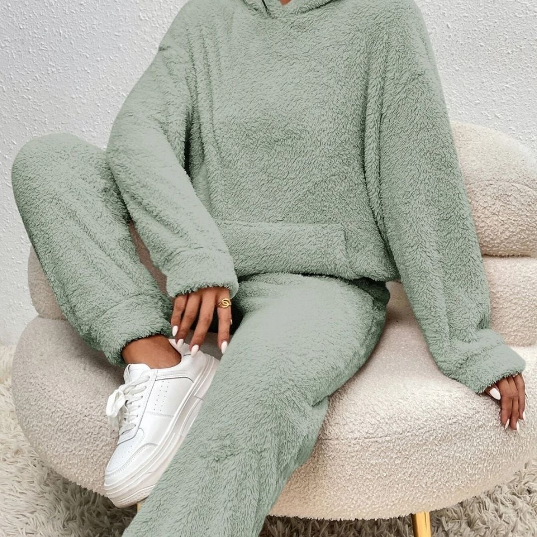 Women’s Spring Cozy Hooded Lounge Set