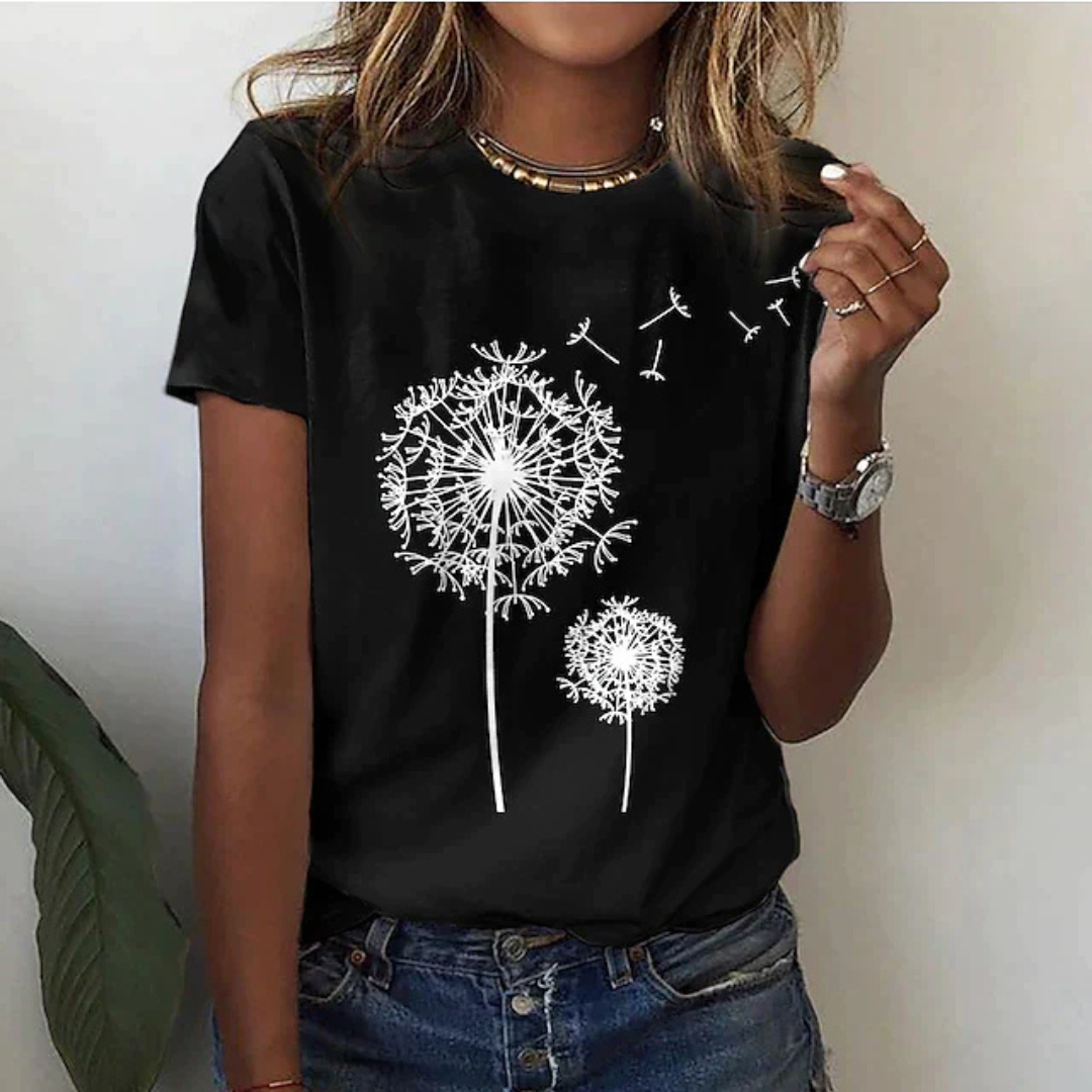 Mune Fashion | T-Shirt with Short Sleeve Printed Casual