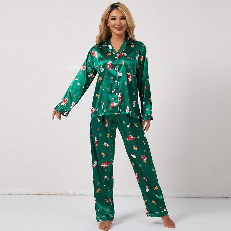 Ladies' loungewear set with Christmas print
