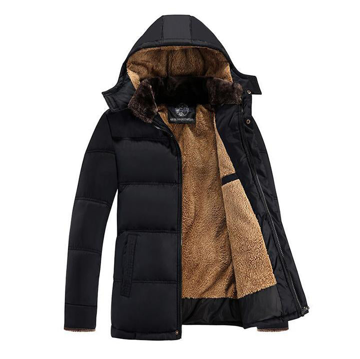 Mune | Fleece Parka - Stylish winter coat with a unique design
