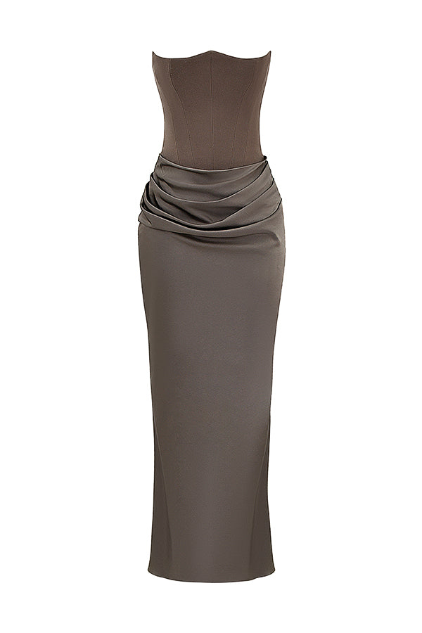 Mune | Elegant Strapless Corset Dress