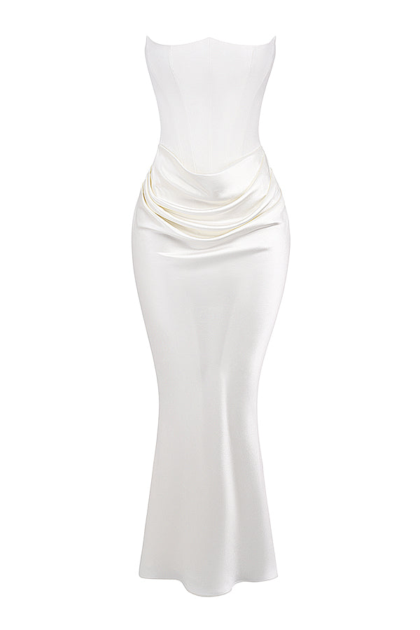 Mune | Elegant Strapless Corset Dress