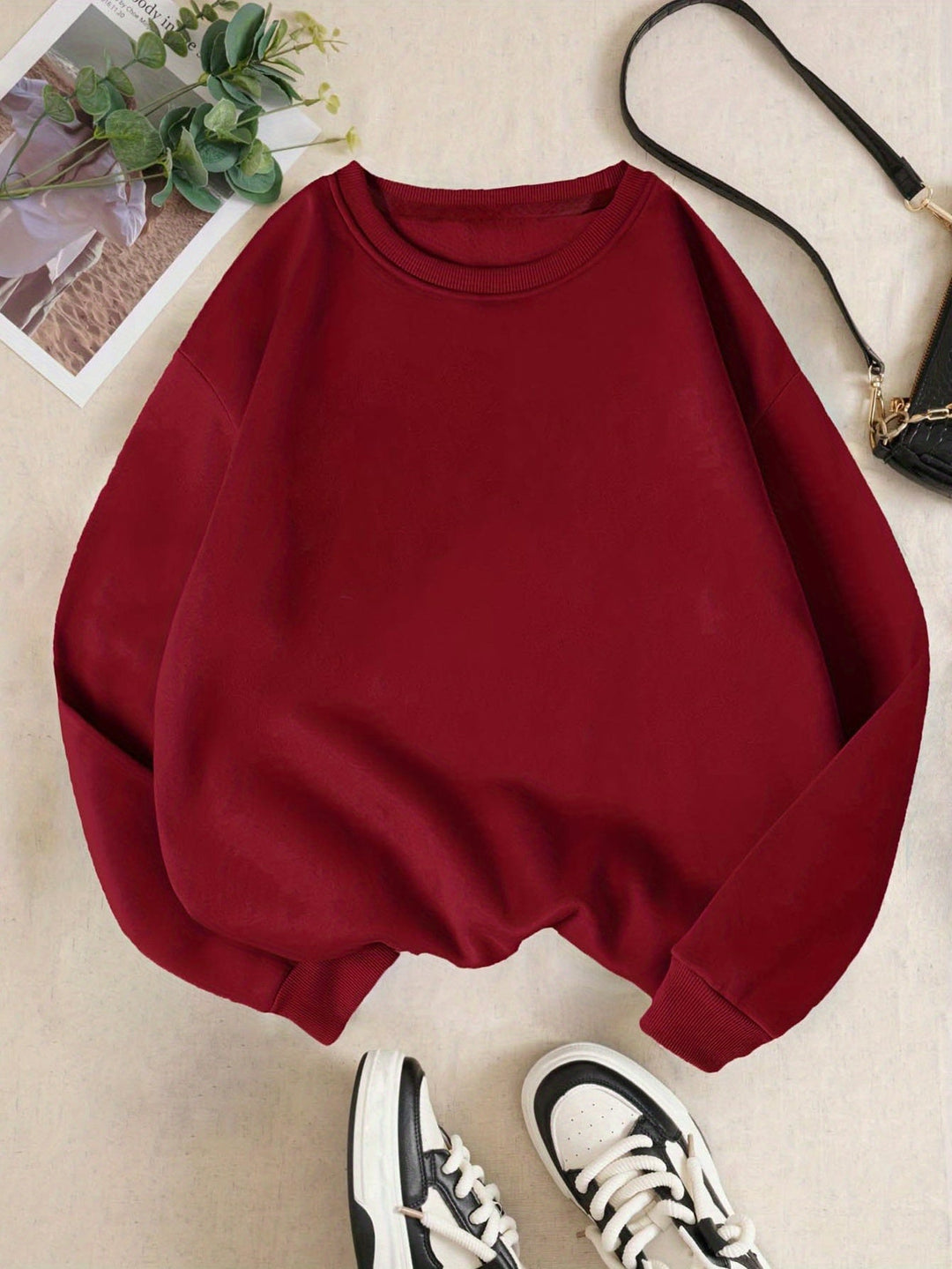 Mune | Jul Sweatshirt with Print Cotton Golden Christmas Tree Design