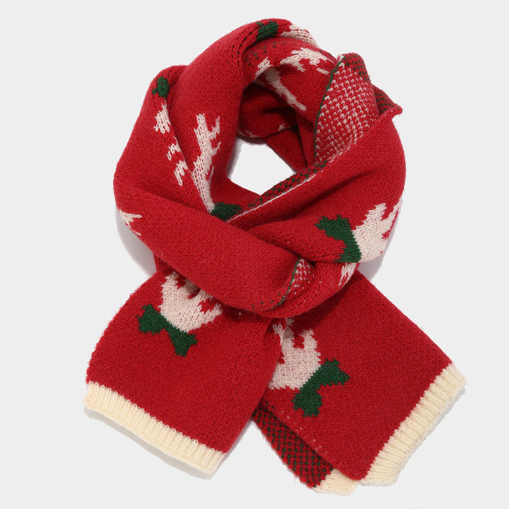 Mune | Christmas Reindeer Antlers Scarf Hat Gloves Three-Piece Set (3 Colors)