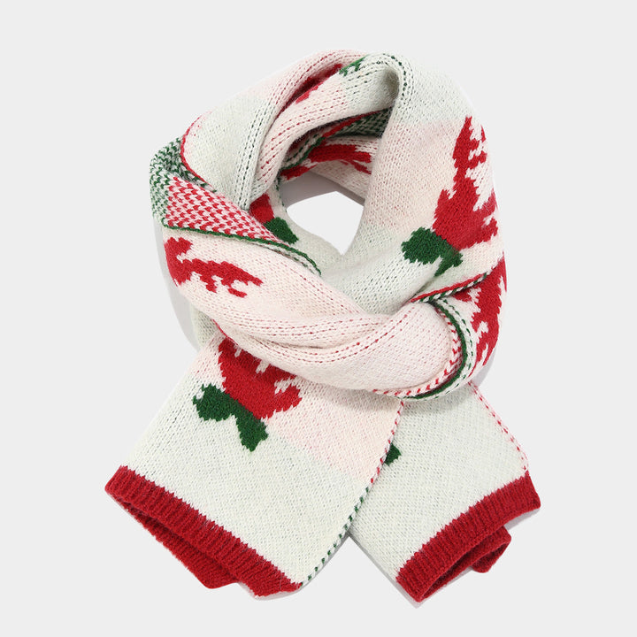 Mune | Christmas Reindeer Antlers Scarf Hat Gloves Three-Piece Set (3 Colors)