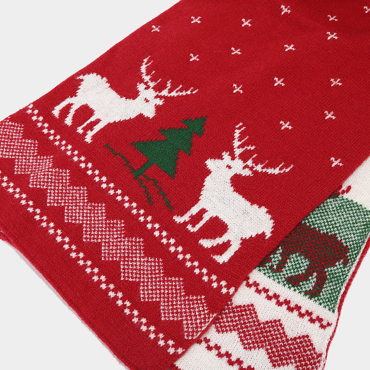 Mune | Christmas Reindeer Pattern Hat Scarf Gloves Set (6 Colors)