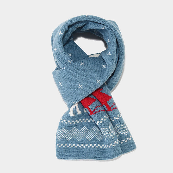 Mune | Christmas Reindeer Pattern Hat Scarf Gloves Set (6 Colors)