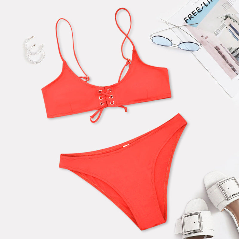 Ladies Bikini with sophisticated lacing design Mune Fashion