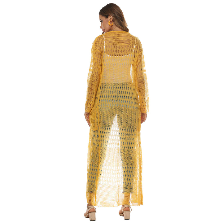 Women's airy knitted coat with openwork design Mune Fashion