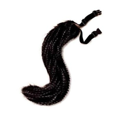 Women Removable Fluffy Faux-Fur Tail with Adjustable Attachment Belt Mune Fashion