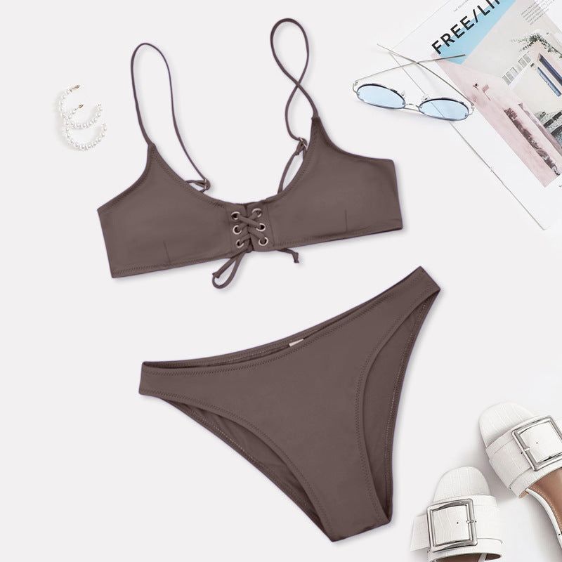 Ladies Bikini with sophisticated lacing design Mune Fashion