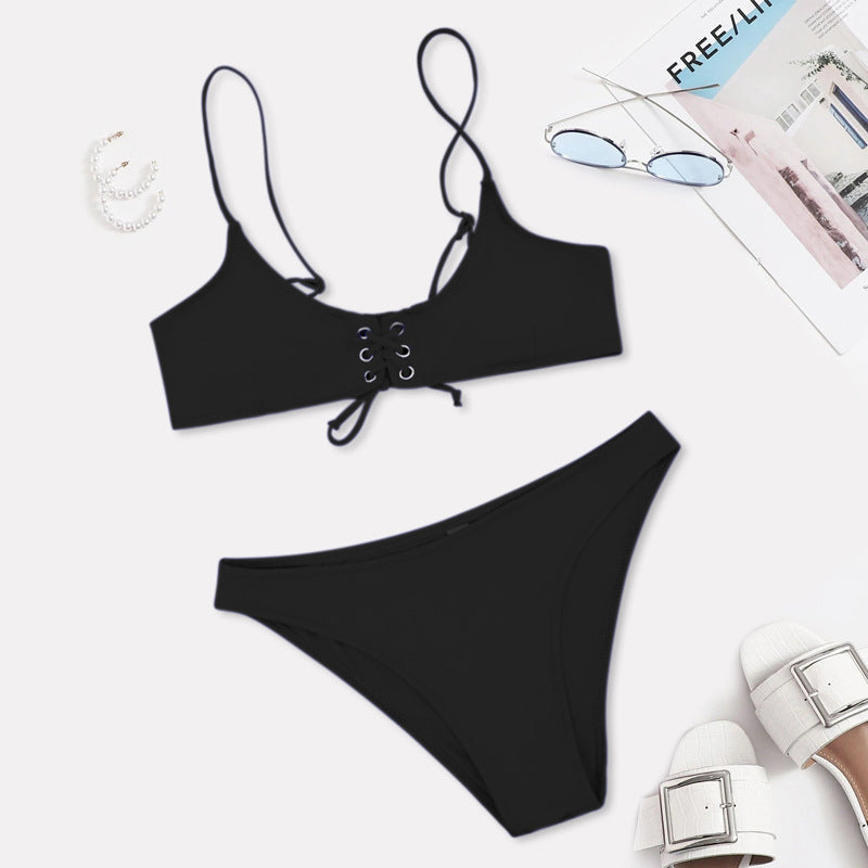 Ladies Bikini with sophisticated lacing design Mune Fashion