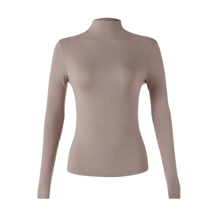 Thinner turtleneck sweater, long-sleeved, for women