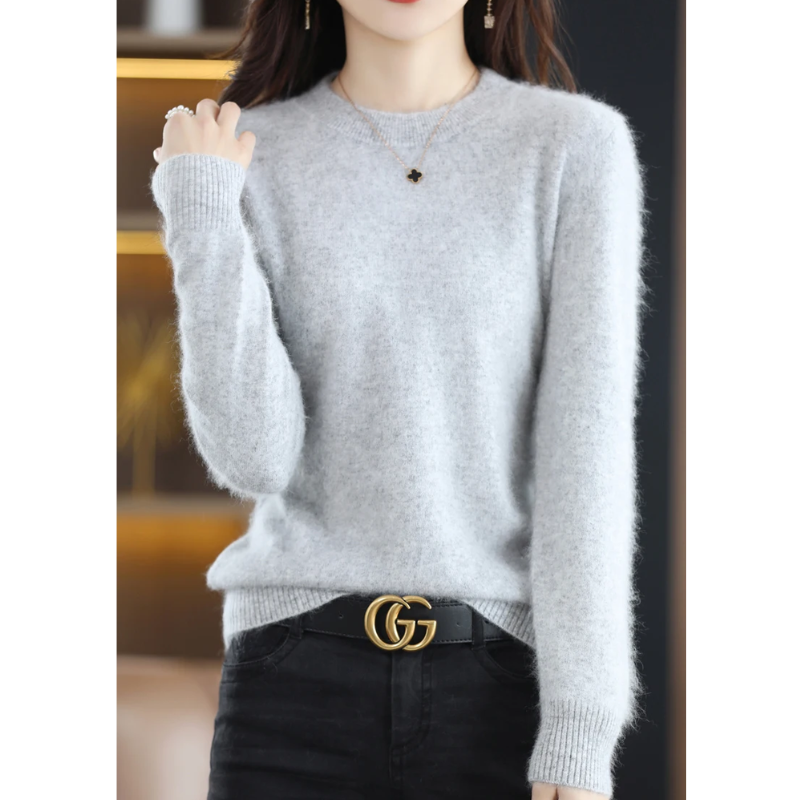 Mune | Cashmere Pullover Women Luxurious Round Neck Soft & Fashionable