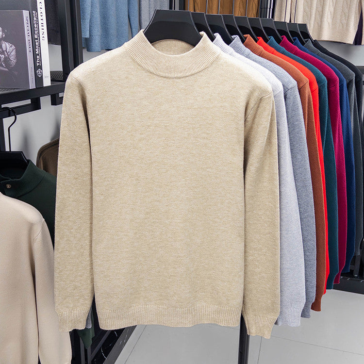 Men's turtleneck sweater made of pure wool
