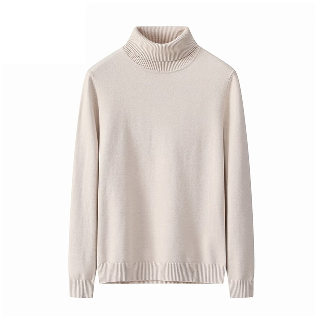 Men's turtleneck sweater, fashionable, versatile to combine