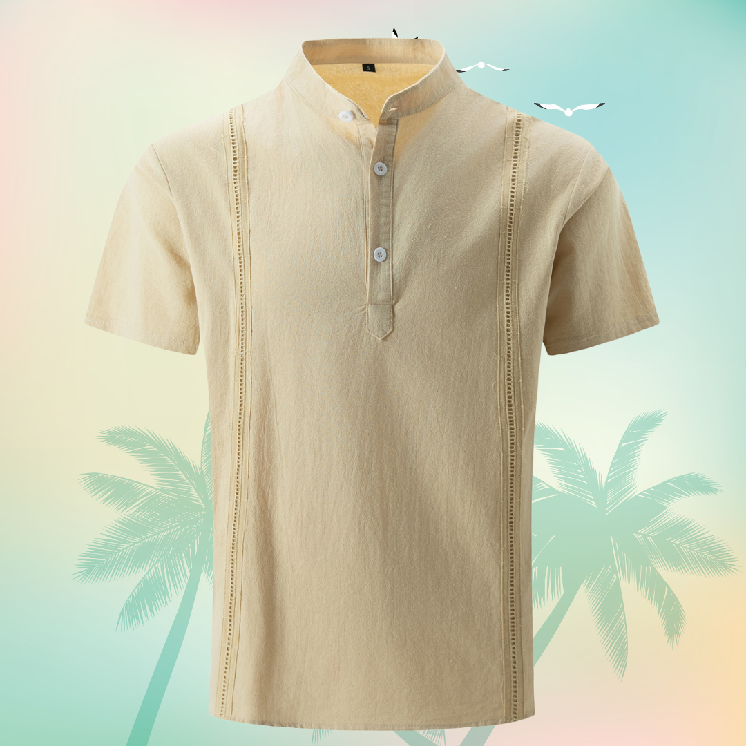 Donat Summer Shirt with Embroidery