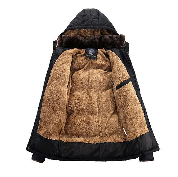 Mune | Fleece Parka - Stylish winter coat with a unique design